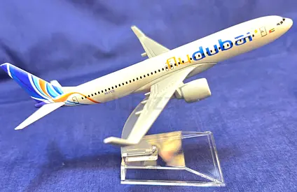 Beautiful brand new fly dubai model plane 16 cms big is available for sale