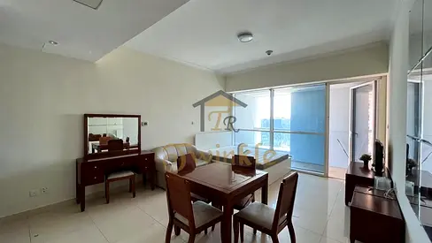 Spacious fully furnished studio with balcony in JLT