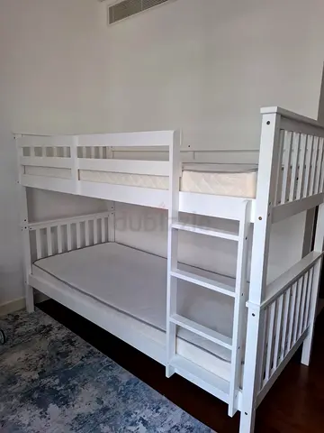 bunk bed and mattress