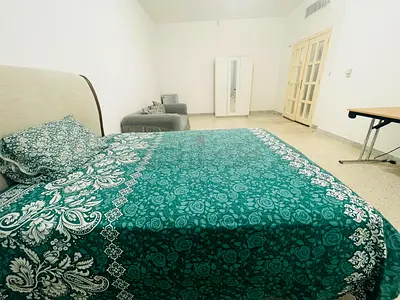 Spacious Furnished Hall Room with Private Bathroom | Ready to Move | Al Zahiyah