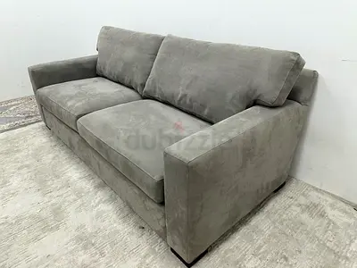 Like new condition cratebarrel three seater sofa