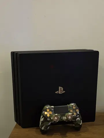 PS4 PRO JAILBROKEN FIRMWARE 12.00  With modified controller GOLD Red dead redemption 2 buttons