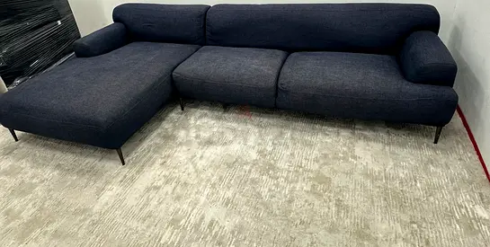 Like new condition the loom collection lshape sofa