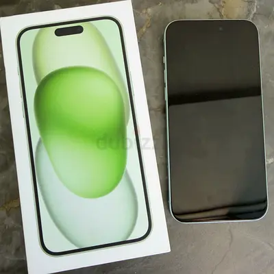 iPhone 15 plus (Green) with Box - Good Condition