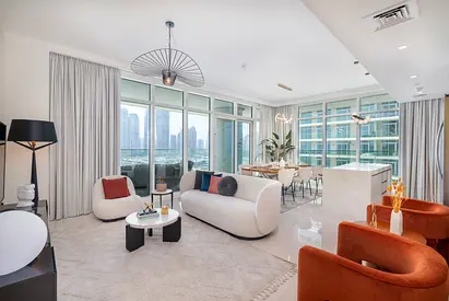 Elegant 3BR + Maid | Sunrise Bay Emaar Beachfront | Sea View & Beach Access | All Bills Included