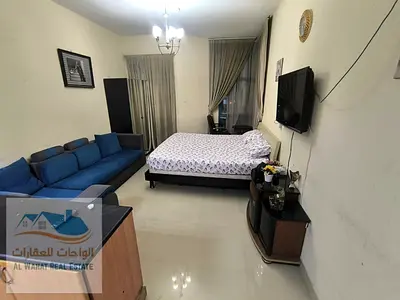Studio apartment with a semi-detached kitchen and a stunning open view. The studio is fully furnish