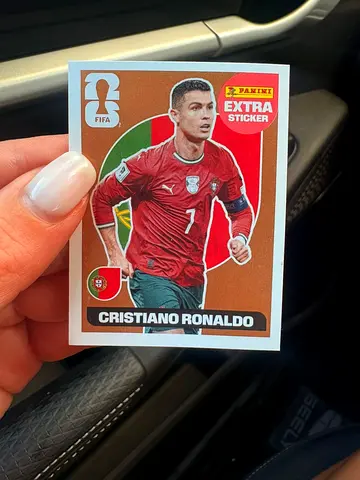 Bronze Extra Ronaldo Panini Sticker