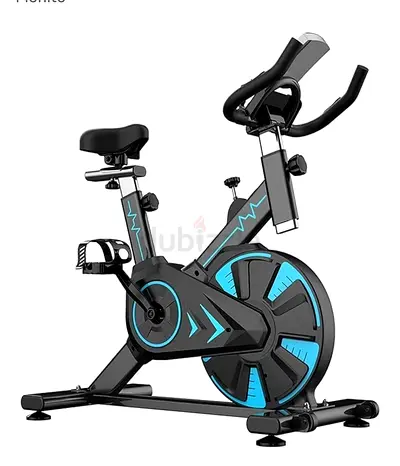 Adjustable Indoor Spin Bike with Digital Monitor