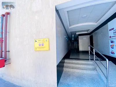 For annual rent in Ajman Al Jurf area two bhk two bath balcony with an open view The building is clean and well maintained and close all services