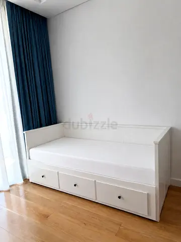 IKEA HEMNES Day-bed with 3 drawers/2 mattresses