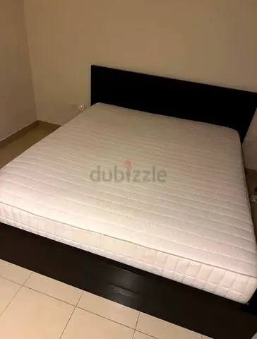 Ikea Queen size bed with mattress available in perfect condition