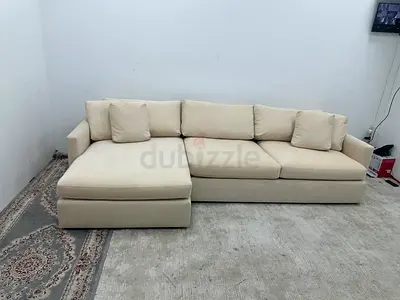 Perfect condition cratebarrel lshape sofa