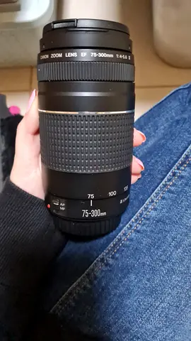 Canon EF 75-300mm Zoom Lens + Caps | Perfect Condition