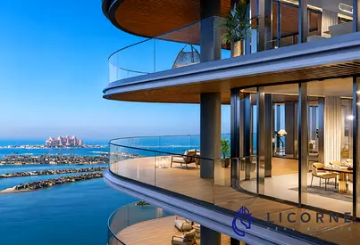 Exclusive | Palm & Sea View | Corner Unit