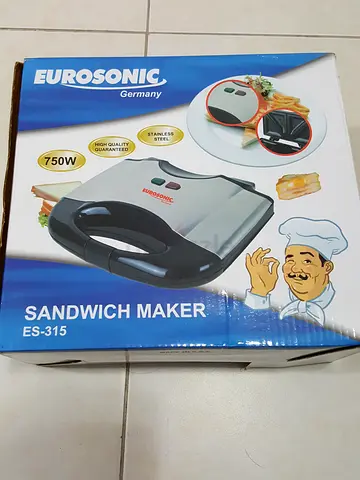 Eurosonic ES-315 Sandwich Maker - Used, Working