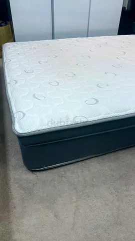 Queen mattress and base - good condition, firm support