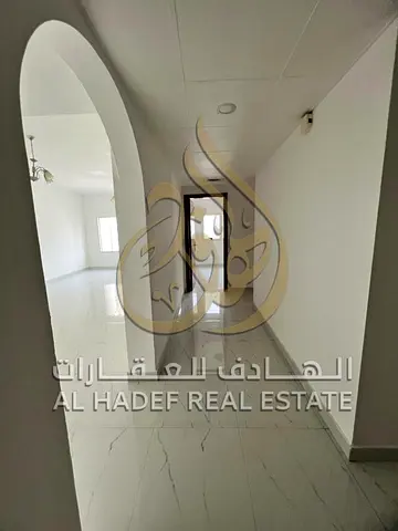 Second tenant – A beautiful and elegant two-Bhk in Al Taawun, featuring central air conditioning and central gas, along with built-in wardrobes.