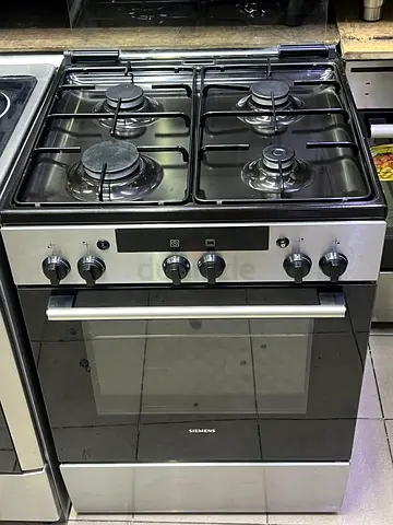 Siemens gas cooking range 60by60cm new model perfect working and good condition