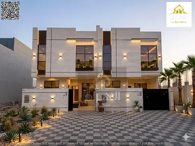 فيلا جديدة بسعر شامل رسوم التسجيل والتمليك اول ساكن تملك حر لجميع الجنسيات بالقرب من شارع الشيخ محمد بن زايد