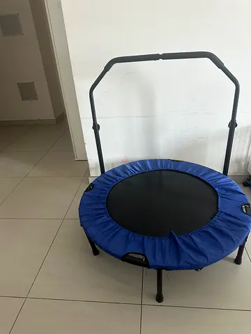 Mini Fitness Trampoline with Handlebar - Good Condition
