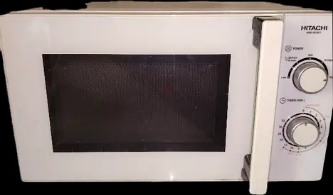Hitachi Compact Microwave Oven - Manual Dial, Good Working Condition