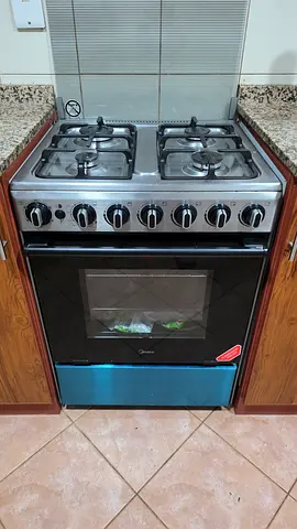 Built-in Gas Oven and 4-Burner Stove in Excellent Condition