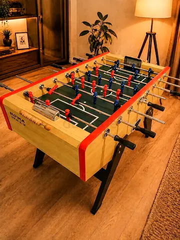 Roma Italy Wooden Foosball Table in Very Good Condition