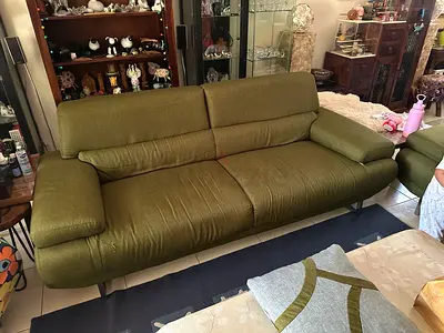 Green 3-Seater Sofa in Good Used Condition