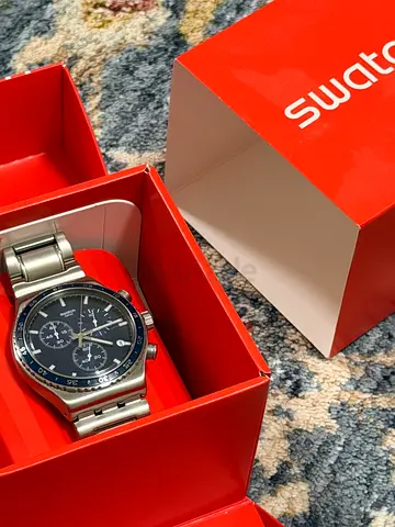 ساعة سواتش swatch بحالة جيدة ونظيفة جداً