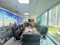 Furnished Office For Rent With Glass Partitions