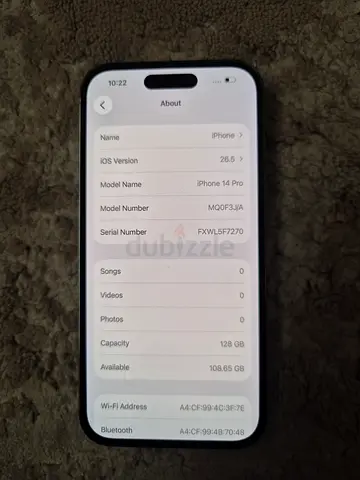 14 pro 128gb physical sim e sim
