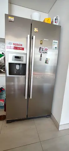 Bosch Side-by-Side Refrigerator with Ice  Water Dispenser - Used