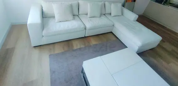 Like new condition marina home lshape sofa