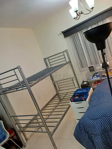 Sturdy Metal Bunk Bed Frame - Double Over Double heavy duty (Good Condition)
