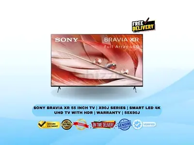 Sony BRAVIA XR 55 Inch TV | X90J Series | Smart LED 4K UHD TV with HDR | Warranty | 55X90J