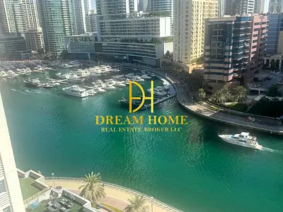 Dubai marina , 3 b/r with 4 cheques , balcony , marina view