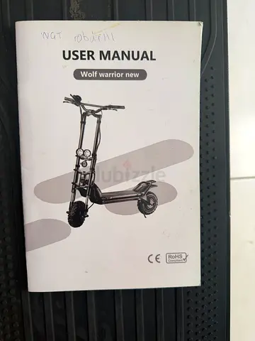 Wolf Warrior electric scooter user manual (for Wolf Warrior model)