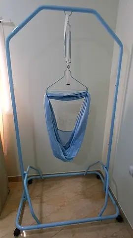 Baby hammock swing with stand - gently used for only 1 month on and off