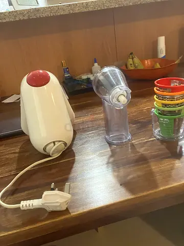 Compact electric handheld mixer / mini food chopper - used