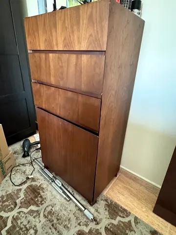 Tall wooden wardrobe / armoire in good condition
