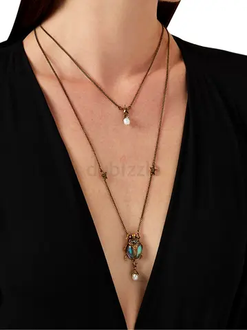 Double wrap beetle Alexander McQueen’s Necklace.