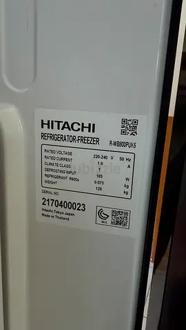 Hitachi Refrigerator-Freezer (Used) - Excellent Working Condition