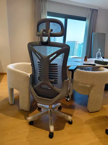 Ergonomic High-Back Office Chair with Headrest New For Sale