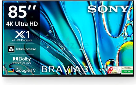 Sony 85 Android Smart TV - 4K, 85S30