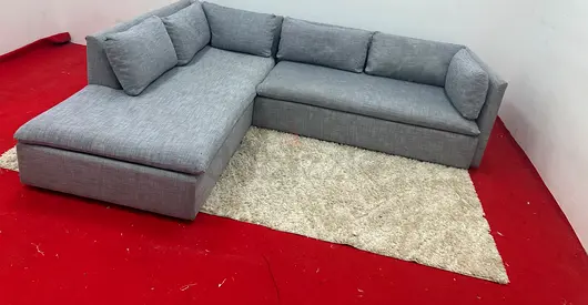 Almost brand new pottery barn lshape sofa