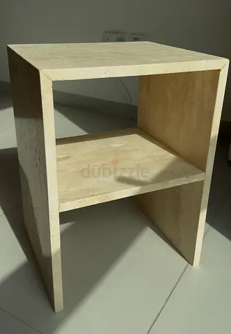 Travertine Nightstands Bedside Tables - BRAND NEW