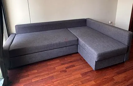 Ikea L shape sofa bed available in perfect condition