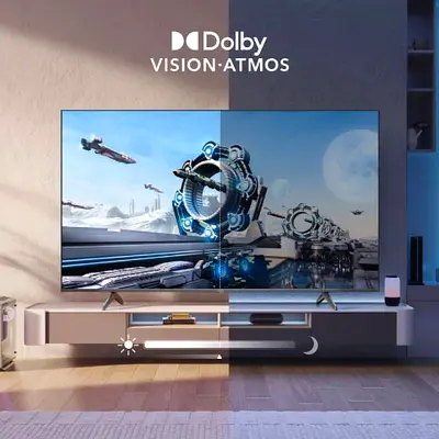 Hisense 55 Inch TV | 144Hz | QLED TV E7NQT PRO | 4K UHD Smart TV | 2024 | 55E7NQT PRO