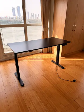 Black desk sit stand adjustable height Pan Home for sale in Dubai