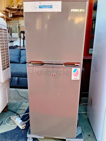 Used Nikai Double Door Refrigerator - Compact Top Freezer